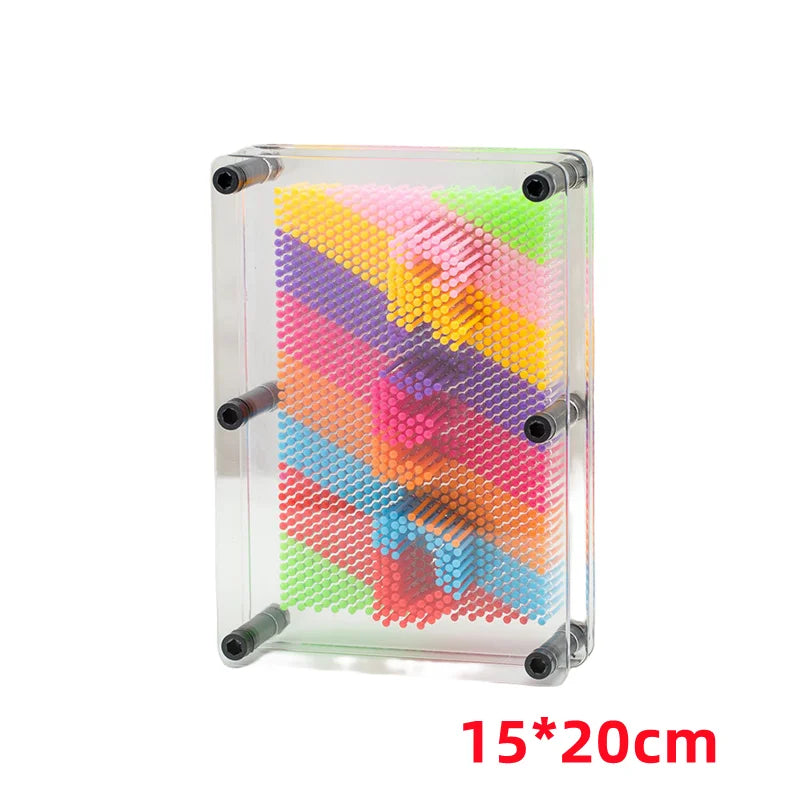 3D Clone Metal Pin Antistress Art Clone Hand Shape Model Kid Toys Pinscreen Needle Board Sculptures Painting Carving Pinart Gift