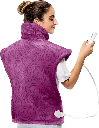 Extra Large Heating Pad, Neck, Shoulder, and Back Heating Pads, 10 Heating Settings, Automatically Turn Off Within 2 Hours