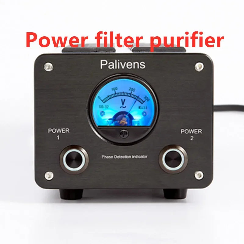 3000W 15A Audio AC Power Filter Power Socket LED Digital Display Audio Noise Filter Lightning Protection Palivens P20