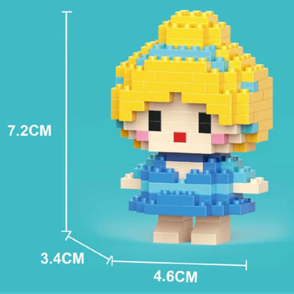 Cartoon Micro Building Blocks Package Toys Diamond Particles Mini 3D Puzzle Figures Mario Model Decoration Game Toys Gifts