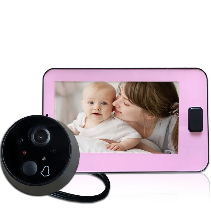 4.3 inch Video peephole Digital Door Camera Doorbell IR Night Vision 170 Degree Angle Peephole Camera Monitor Visual Doorbell