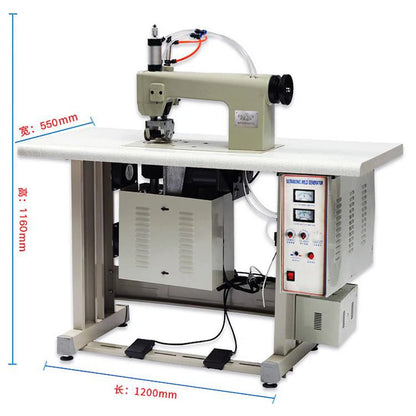 Dual motors Ultrasonic Sewing Machine For Surgical Gown Bra Cup Disposable Mask Embroidery Lace Making Fabric