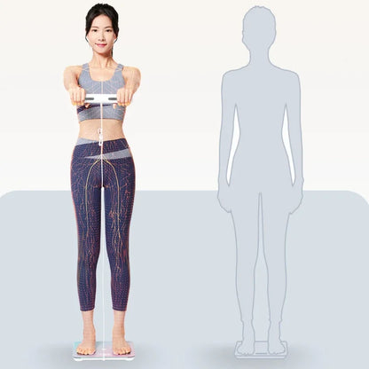 Smart Body Fat Scale:LED DisplayAPP IntegrationSmall Precision Electronic Scale for Health Tracking Bluetooth Weight Monitor.