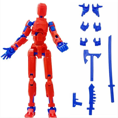Titan 13 Action Figures T13 Figure 3D Printed Multi-Jointed Movable Lucky 13 Action Figure Nova 13 Action Figure Dummy