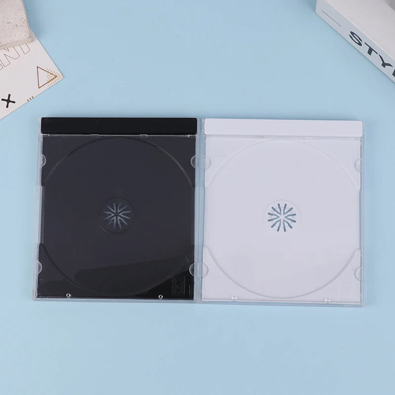 1Pcs CD Storage Case Transparent Stand Acrylic Holders For CDs DVD Storage Holder Tool