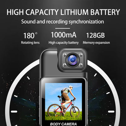 4K 30fps Portable Action Camera Handheld Sports Camera with Night Shot Ultra HD Recorder For Outdoor Cycling Hiking