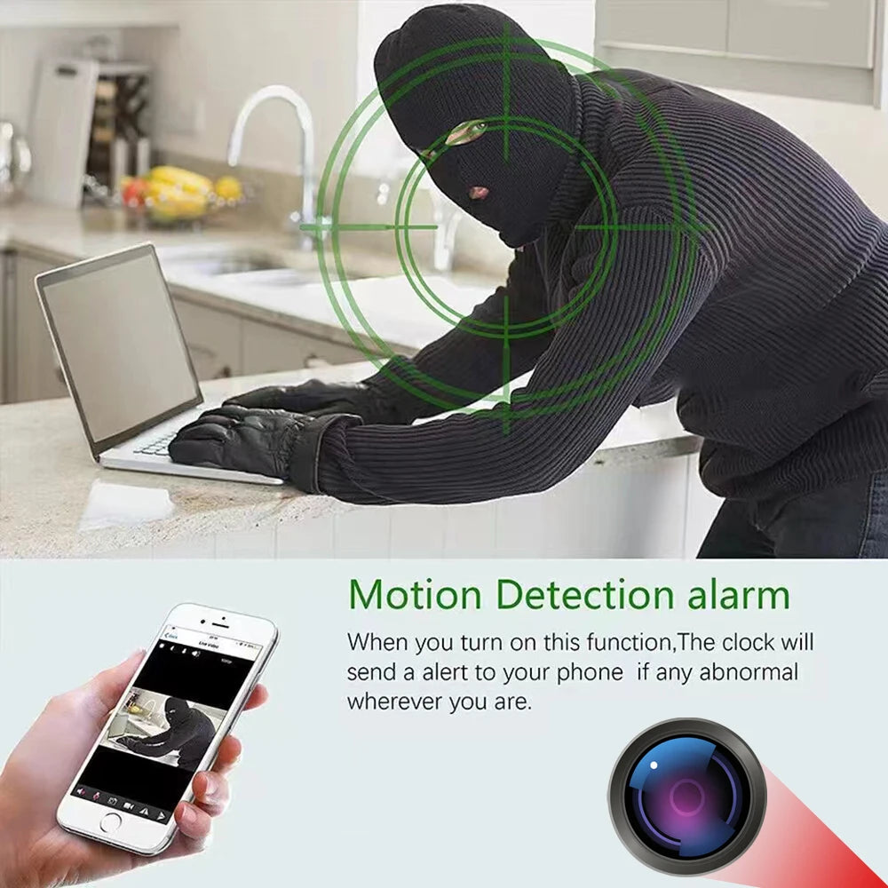 4K night vision HD network camera supports WiFi, suitable for home security indoor surveillance video Webcam motion detection