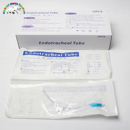 Endotracheal Tube with Cuff ID 2.0-10mm Sterilized Tracheal Tube for Veterinary Medical Consumables
