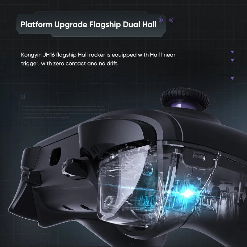 THUNDEROBOT G50S Wireless Gamepad 1000Hz Return Rate Three Mode Gaming Controller with Hall Trigger for PC/Nintendo Switch/Phone