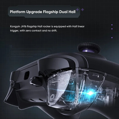 THUNDEROBOT G50S Wireless Gamepad 1000Hz Return Rate Three Mode Gaming Controller with Hall Trigger for PC/Nintendo Switch/Phone