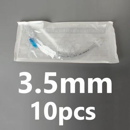10pcs Endotracheal Tube with Cuff ID 2.0-10mm Sterilized Tracheal Tube for Veterinary Medical Consumables