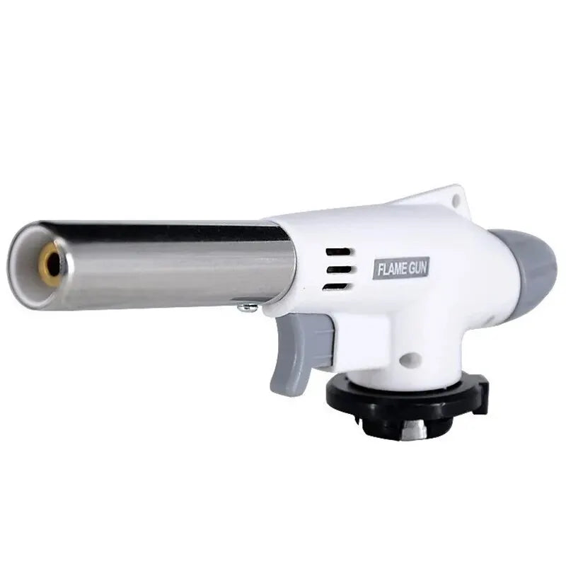Torch Cooking AutoIgnition Butane Gas Welding-Burner Welding Gas Burner Flame Gas Torch Flame Gun Blow for BBQ Camping Cooking