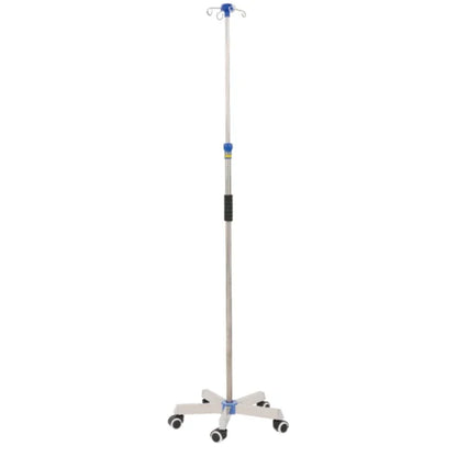MT Medical China Factory Mobile Iv Drip Stand Height Adjust  Pole