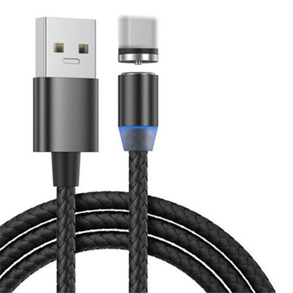 USB C Magnetic Cable Fast charge 3A Micro USB Type C 360 Magnet Fast Charger For iPhone Samsung Android Mobile Phone Cable