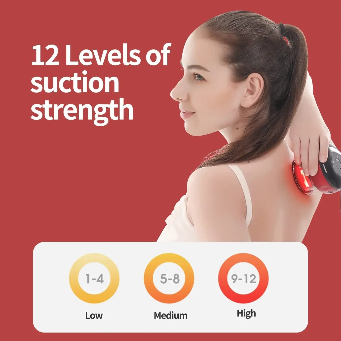 Electric Vacuum Cupping Massage Anti Cellulite Magnet Therapy Wireless Guasha Scraping Fat Burner Slimming Body Scraping Cupping