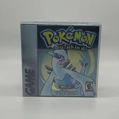 Pokemon Series Blue Crystal Gold Green Red Silver Yellow 7 Versions GBC Game In Box for 16 Bit Video Game Cartridge With Manuals