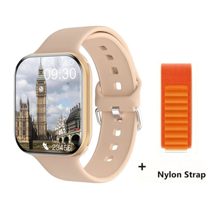 NEW Smart Watch 9 NFC BT Call Heart Rate Sport Fitness Waterproof Amoled Screen Wireless Charging 450Mah Men Women For IWO Watch