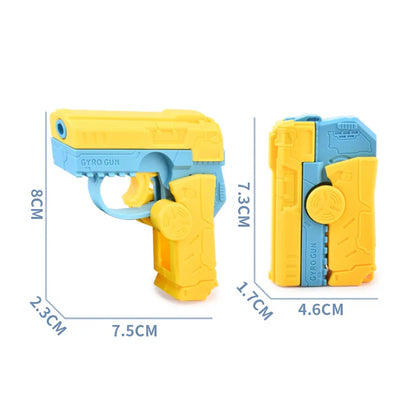 Transforming Fidget Spinner Gun Funny Fidget Toys Automatic Reloading Mini Gun Toy Office Adult Stress Relief Toys Creative Gift