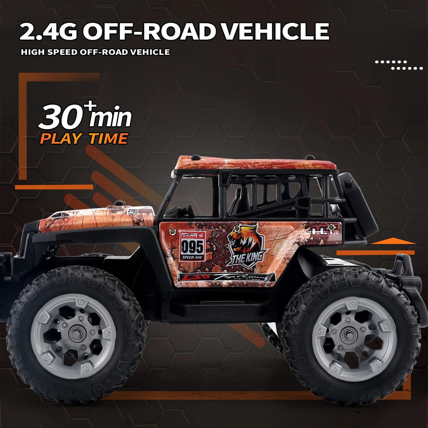 JJRC Q181 30KM/H 1:20 RC Car With LED Lights 2.4Ghz Double Motors RC Monster Truck All Terrain Off Road High Speed RC Racing Car
