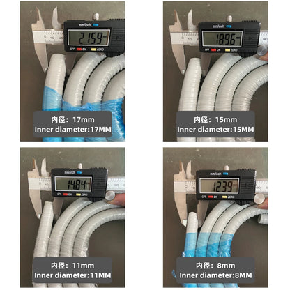 Dental Suction Tube 1.6M Strong Weak Tubing Hose Pipes Dentist Chair Turbine Saliva Ejector Inner 8 11 15 17MM Dentistry Tools