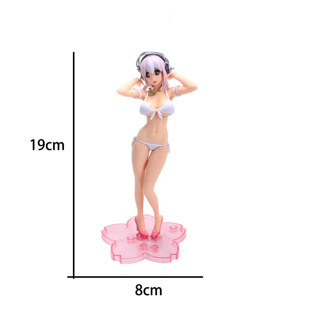 New 3 style Sexy Bikini Girl Yuuki Asuna Action Figure Anime Collection Peripherals Doll Cute Model Toys  Car Ornaments