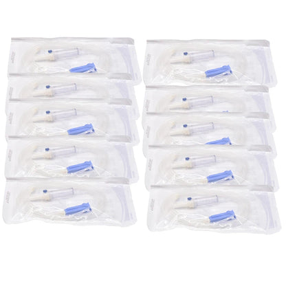 10PCS Dental Implant Surgical Flushing Pipe Irrigation Tubing Dentist Water Pipe Transparent Disposable Tube Match NSK