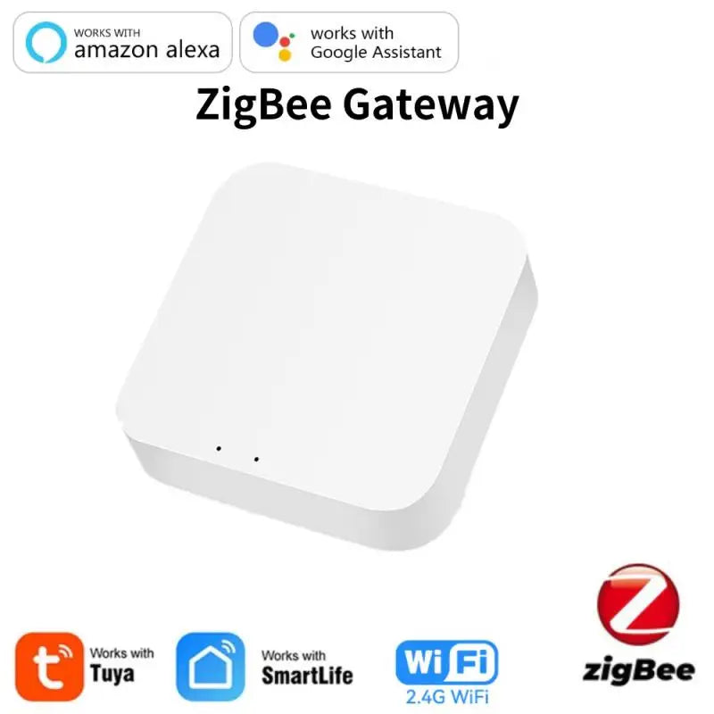 Tuya ZigBee Multi-mode Gateway Hub Smart Home WiFi Bridge Bluetooth Mesh Smart Life Remote Control Works With Alexa Google Home