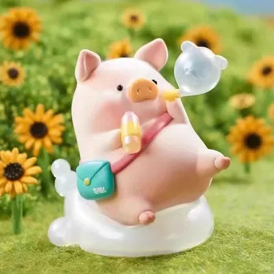 Lulu The Piggy Travel Blind Box Cute Cartoon Mystery Boxes Decor Doll Surprise Bag Child Girl Birthday Gift Desk Ornament Toys