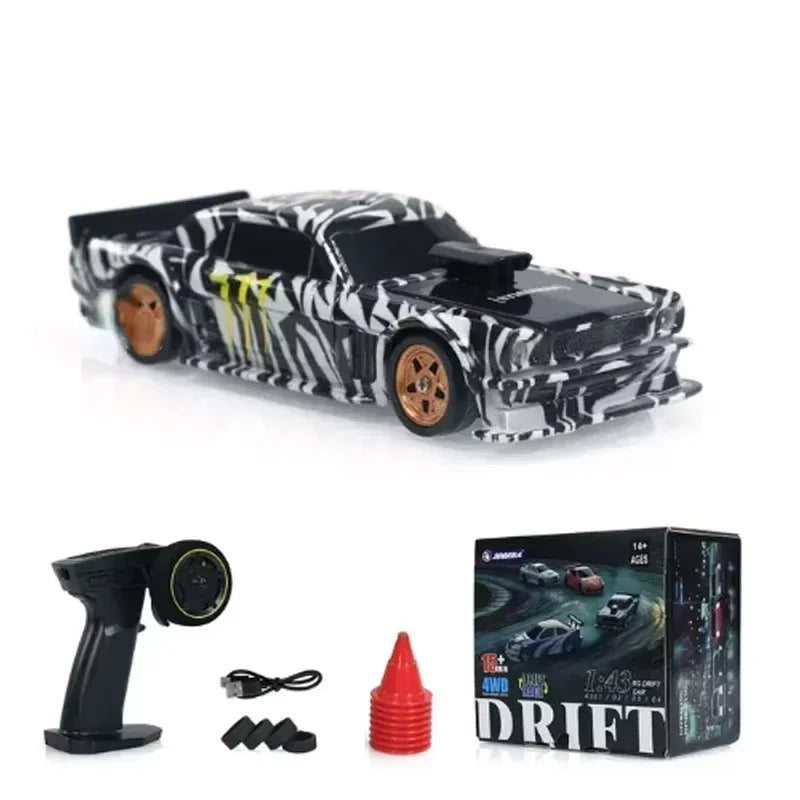 1/43 RC Cars High Speed Mini Mosquito Car 4WD Drift Car Model RTR Radio Electric Toy Rc Cars for Adults