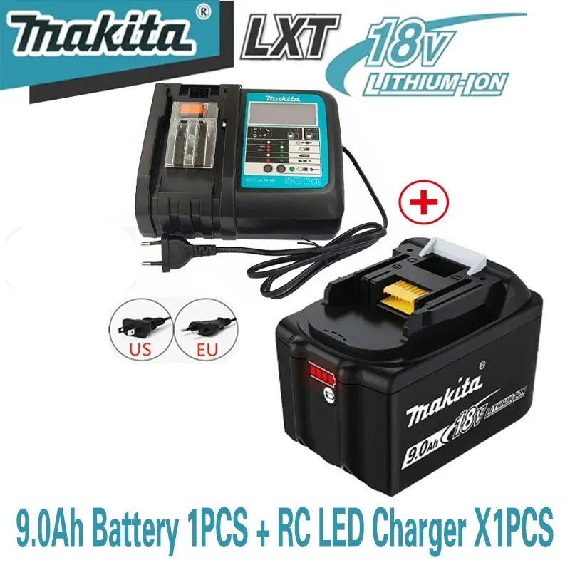 6000mAh for Makita 18V Battery Rechargeable Power Tools Battery 18V makita with LED Li-ion Replacement LXT BL1830 BL1860 BL1850