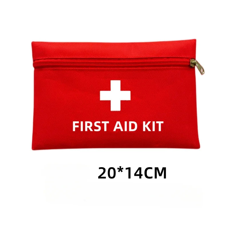 1pc Empty Portablle First Aid Kit Household Medicine Pills Bandages Storage Bag Case Zipper Emergency Medical Kit