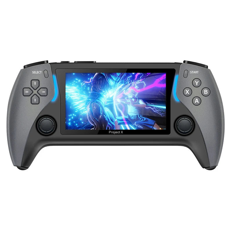 New Project X 4.3 Inch High-Defintion Ips Screenhandheld Game Console Supports Ps1 Arcade Hd Output For Dual Joystick Hd Output