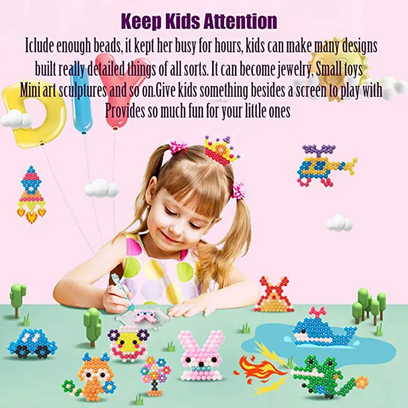 500Pcs 36Colors 5mm Water Beads Spray Magic beads Educational 3D beads Puzzles Accessories for Children Toys