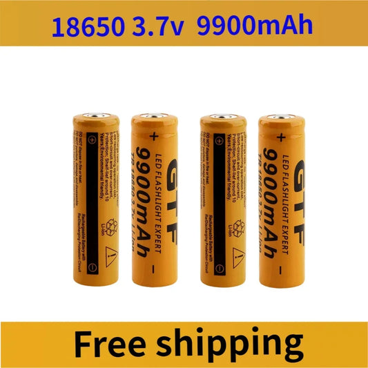 2024 new fast charging 18650 battery high quality 9800mah 3.7V 18650 Li ion battery flashlight charging battery