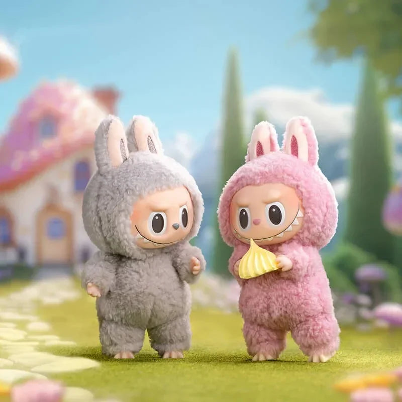 Genuine Labubu Heartbeat Macaron Face Series Blind Box Trendy Play Cute Handmade Model Collection Pendant Mystery Box Xmas Gifts