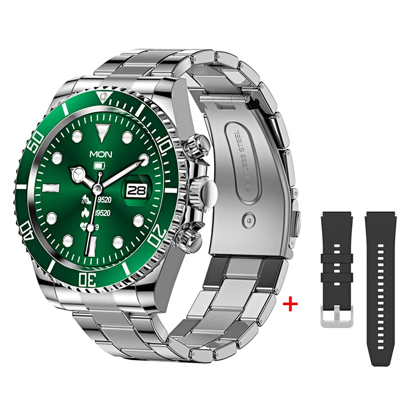 High-end Men's Smartwatch Smart Watch Luxury Aiweile AW12 Replica Business Sports Wireless Imitation Hebrew Korean Support 2024