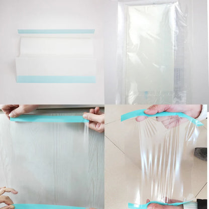 25Pcs Disposable Medical Surgical PU Film Sterile Surgical Incision Drape Adhesive Transparent Film Dressing Operation Towel