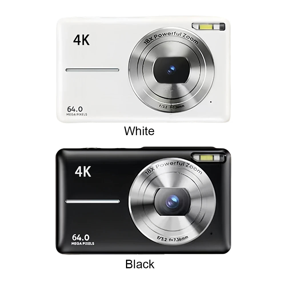 Kids Digital Camera 16X Zoom Point and Shoot Camera 64MP 1080P 2.4inch Screen Compact Small Camera Children's Entry-level Camera