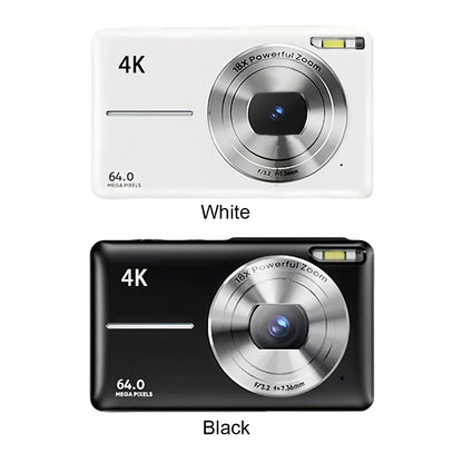 Kids Digital Camera 16X Zoom Point and Shoot Camera 64MP 1080P 2.4inch Screen Compact Small Camera Children's Entry-level Camera