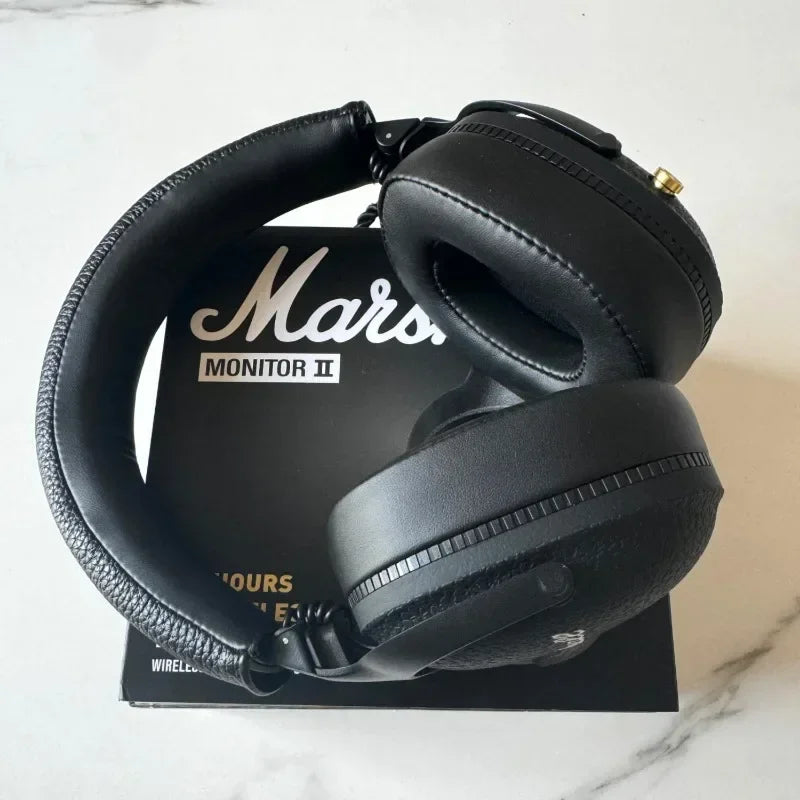 Marshall MONITOR II Wireless Bluetooth Headphones Classic Earphones Deep Bass Foldable Pop Rock Retro Music Microphone Headset