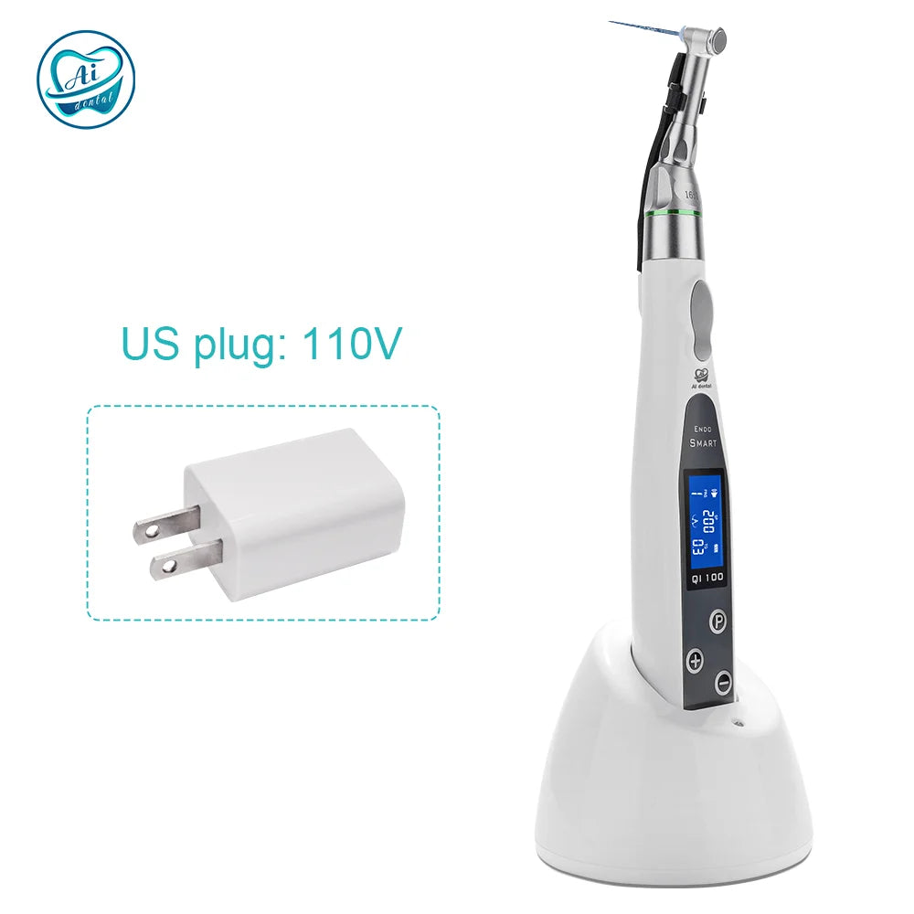 AI-Endo-MT Dental Smart Wireless Endo Motor With LED Lamp 16:1 Standard Contra Angle Handpiece Endodontic Root Canal Treatment
