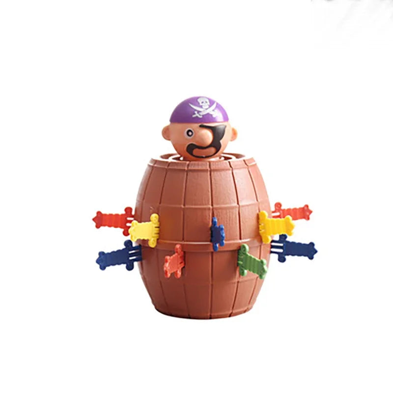 1 Pc Funny Pirate Barrel Game Toys for Children, Lucky Party Game, Jumping Pirates, Sword Bucket, Family Jokes, Gifts