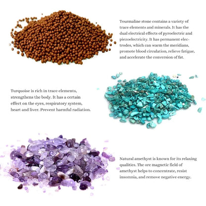 Acada Infrared Heating Pads, Bio Mats Infrared Amethyst Turquoise Tourmaline Heating Pad, Negative Ion Mat, 59 L x 24 W,