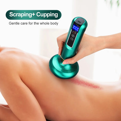 Chinese Electric Suction Medical Cupping Therapy Set Beauty Massager Glass Jars Anti Cellulite Cupping Vacuum Slimming Guasha