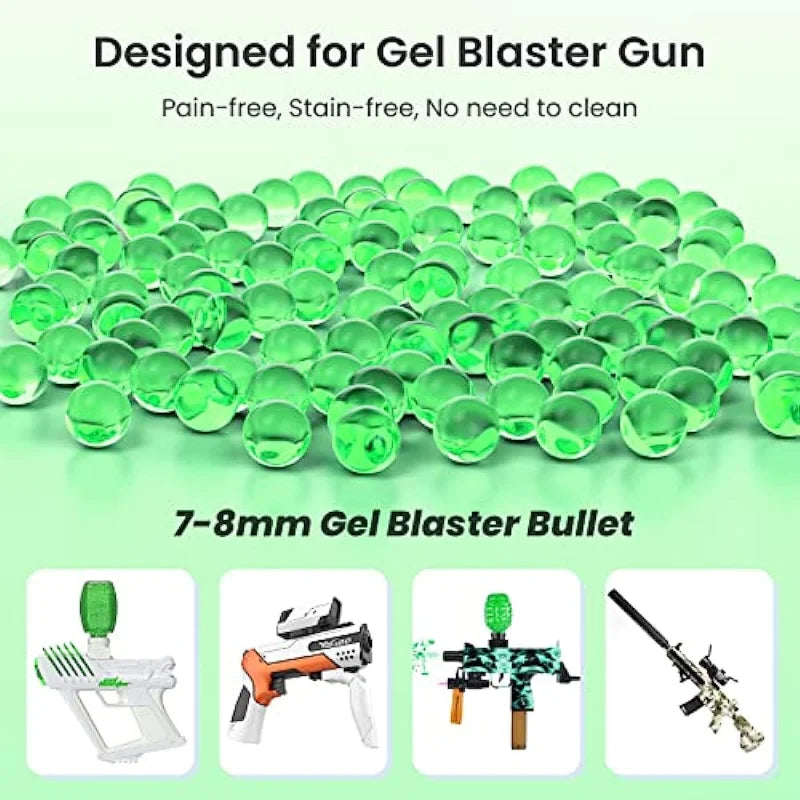 Water Balls Beads Refill Ammo Gel Blaster Ammo Splatter Ball Orbeez Gun Water Bullets Beads for Gel Ball Blaster Xmas Kids Gifts