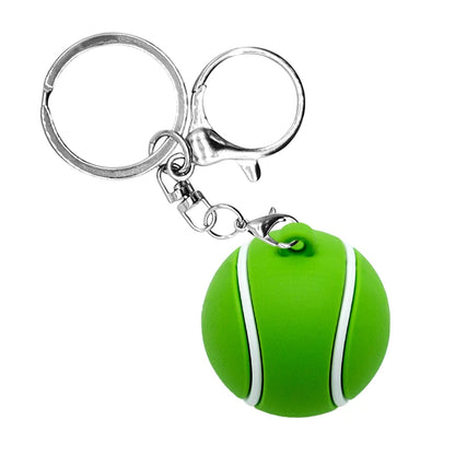 1PCS 3D Basketball Keychain Football Tennis Golf Ball Keyring Fit Car Key Accessories Sports Competition Souvenirs Friends Gift
