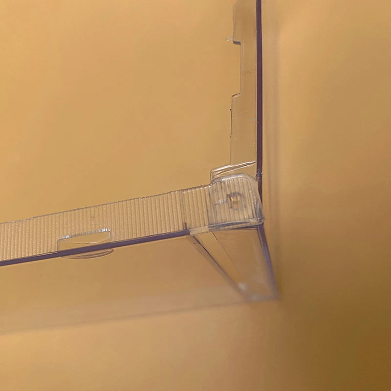 1Pc Square Transparent Bottom CD Box Empty CD Case PP Plastic Milky Transparent CD Case CD Case Capacity 2 Discs