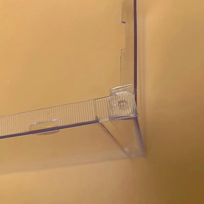 1Pc Square Transparent Bottom CD Box Empty CD Case PP Plastic Milky Transparent CD Case CD Case Capacity 2 Discs