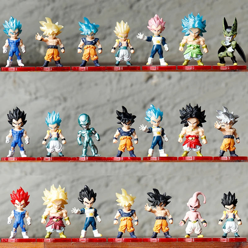 Anime Dragon Ball Figures Cartoon Character Figure PVC Blind Box Mystery Box Figurine Lucky Box Animation Small Figure about 5cm