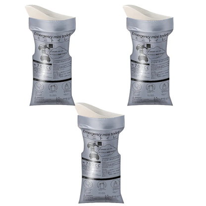 20PCS Outdoor Emergency Urine Bags 700ml Disposable Travel Mobile Toilet Portable Urinal Bag for Men Women Baby Car Vomiting Bag